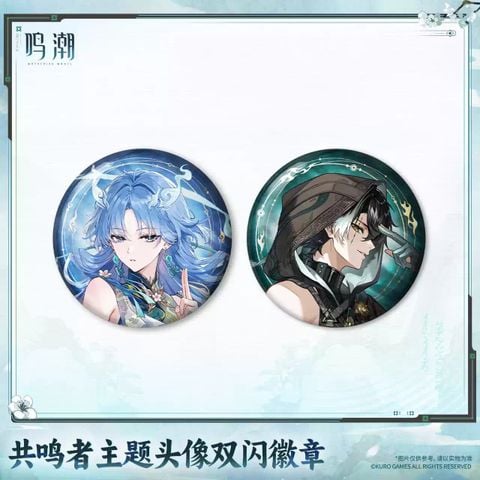  Huy hiệu Double Flash - Lamplight In Mirage, Sword's Resolve In Heart - Wuthering Waves 