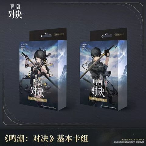  Bộ thẻ bài Wuthering Waves Battle - Starter Deck 01 & 02 - Wuthering Waves 