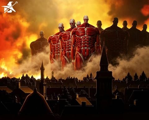  Colossal Titan - Attack on Titan - Wu Shi Mo Wan Studio 
