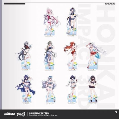  Standee chủ đề Hành Trình Mùa Hè vol.6 - Honkai Impact 3 