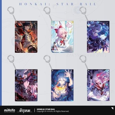  Móc khóa acrylic loạt chủ đề Nón Ánh Sáng - Honkai Star Rail 