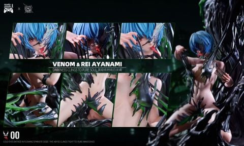  Rei Ayanami: Venom series - Neon Genesis Evangelion - Ready Player 1 Studio x Dark Star Studio 