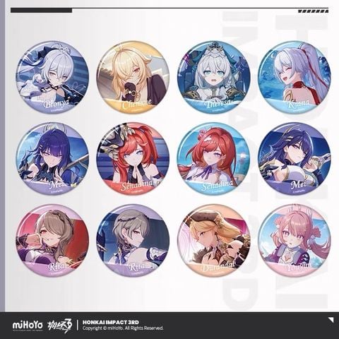  Huy hiệu hộp mù dòng CG vol.11 - Honkai Impact 3 