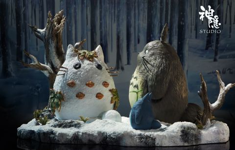  Totoro play in the snowfield - My Neighbor Totoro - ShenYin Studio 