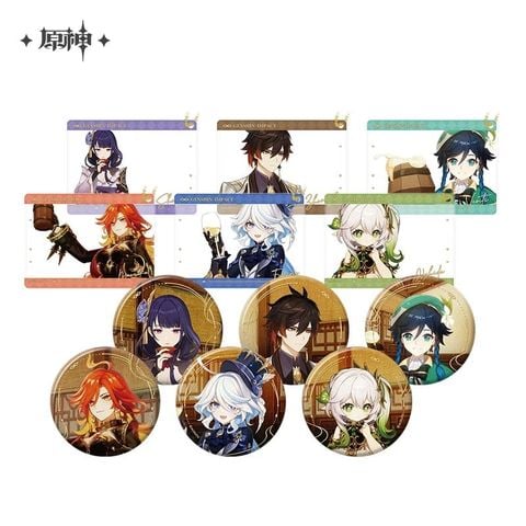  Bộ thẻ sưu tập và móc khoá/huy hiệu chủ đề The Long Way Home - Genshin Impact 