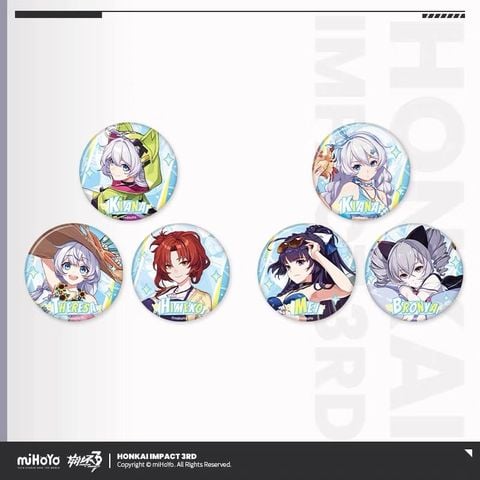  Bộ huy hiệu Mùa Hè - Stigmata series - Honkai Impact 3 