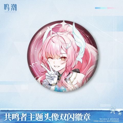  Huy hiệu Double Flash chủ đề Resonator - For You Who Walk in Snow - Wuthering Waves 