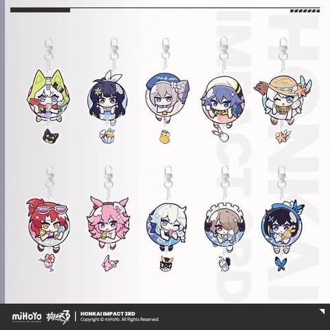  Móc khóa acrylic Hồi Ức Mùa Hè - Honkai Impact 3 