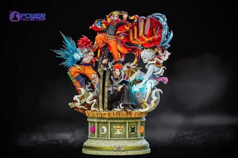  The infinite jump (Goku + Luffy + Naruto + Ichigo) - Power Collection Studio 