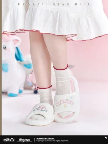  Dép bông chủ đề Hyacine - Honkai Star Rail 