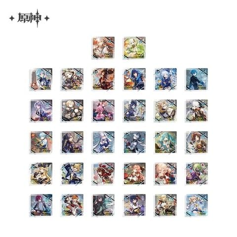  Lót ly acrylic chủ đề Ngày Định Mệnh năm 2025 phần 2 - Genshin Impact 