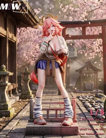  Raiden Shogun & Yae Miko - Genshin Impact - Miwu Studio 