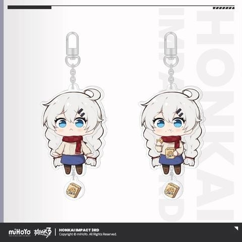  Móc khóa acrylic Kiana chủ đề Kế hoạch nuôi dưỡng - Honkai Impact 3 