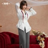  Bộ pijama nhân vật Arlecchino chủ đề Tiệc Trà Đêm Khuya - Genshin Impact 