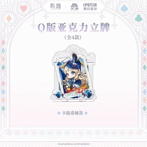  Standee acrylic Q chủ đề Fallen Wonderland - Wuthering Waves 