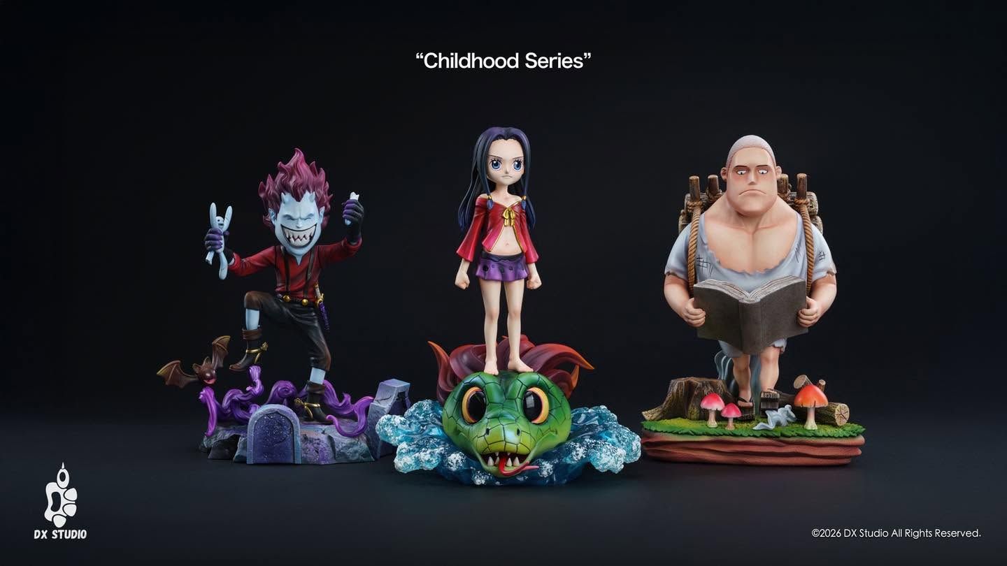  Gecko Maria & Boa Hancock & Bartholomew Kuma: Childhood series - One Piece - DX Studio 