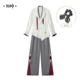  Bộ pijama nhân vật Arlecchino chủ đề Tiệc Trà Đêm Khuya - Genshin Impact 