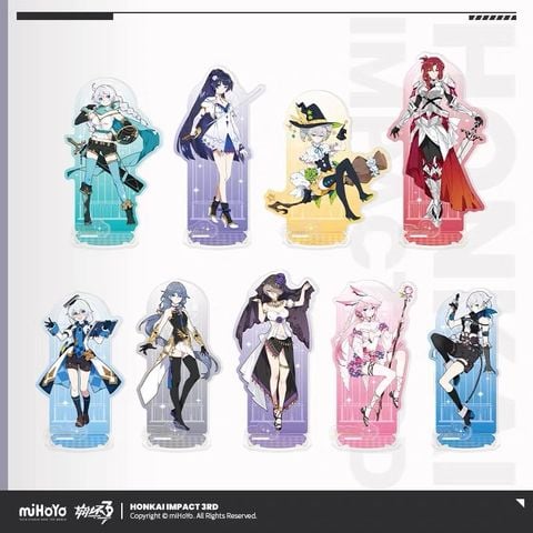  Standee acrylic dòng Valkyrie - Honkai Impact 3 