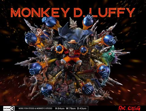  Luffy: Gear 3 - One Piece - More Fun Studio & Monkey D. Studio 