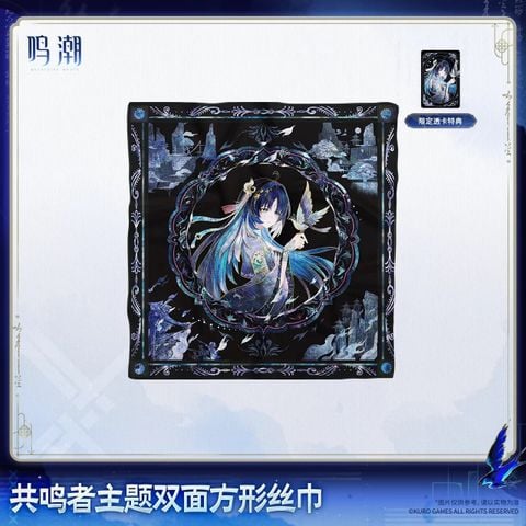  Khăn lụa 2 mặt chủ đề Resonator - Blade of Past Resounds, Lingering Dream Hymns - Wuthering Waves 