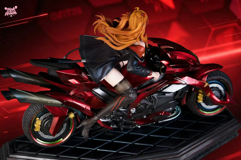  Asuka Motorcycle Girl - Neon Genesis Evangelion - Aetheria Studio 