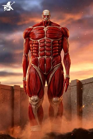  Colossal Titan - Attack on Titan - Wu Shi Mo Wan Studio 