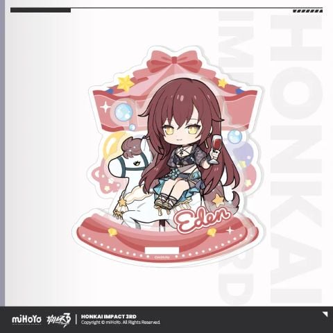  Standee lắc lư 13 Anh Kiệt Trục Hỏa - Evening of Dreams series - Honkai Impact 3 