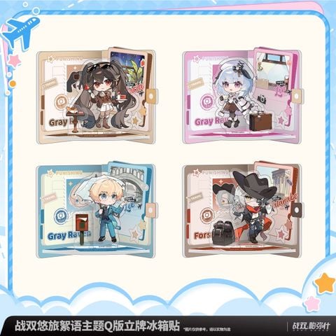  Nam châm tủ lạnh Q chủ đề Travelers' Musings - Punishing: Gray Raven 