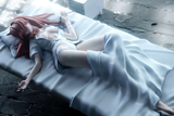  Asuka lying on hospital bed - Neon Genesis Evangelion - Pepeho Studio 