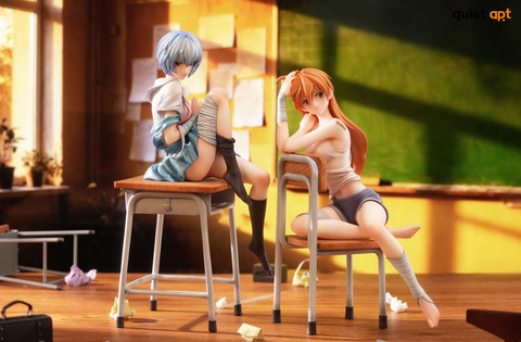  Rei Ayanami & Asuka - Neon Genesis Evangelion - Quiet Art Studio 