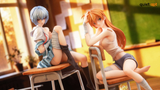  Rei Ayanami & Asuka - Neon Genesis Evangelion - Quiet Art Studio 