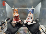  Asuka & Ayanami Rei - Evangelion - ZQ Studio 
