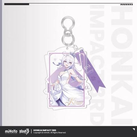  Móc khóa acrylic Kỷ Niệm 10 Năm - Honkai Impact 3 