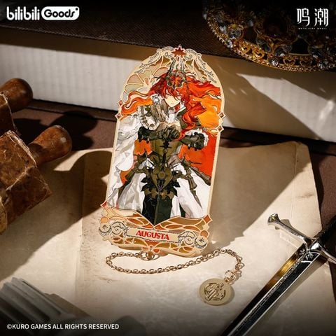  Thẻ đánh dấu sách kim loại chủ đề Diadem’s Downfall - Wuthering Wave × bilibili 