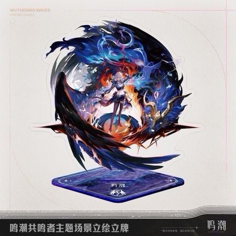 Standee Splash Art chủ đề Resonator - Dawn Breaks On Dark Tides - Wuthering Waves 
