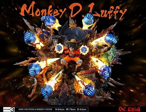  Luffy: Gear 3 - One Piece - More Fun Studio & Monkey D. Studio 