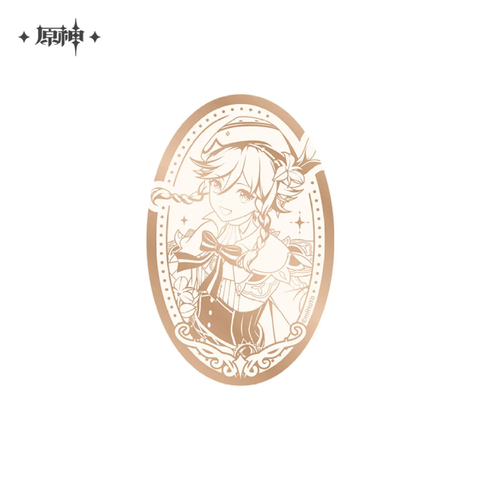  Huy hiệu kim loại chủ đề Kỷ Niệm 5 Năm - Genshin Impact 