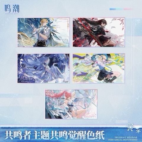  Giấy màu acrylic chủ đề Resonator - For You Who Walk in Snow - Wuthering Waves 