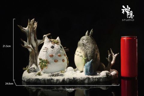  Totoro play in the snowfield - My Neighbor Totoro - ShenYin Studio 