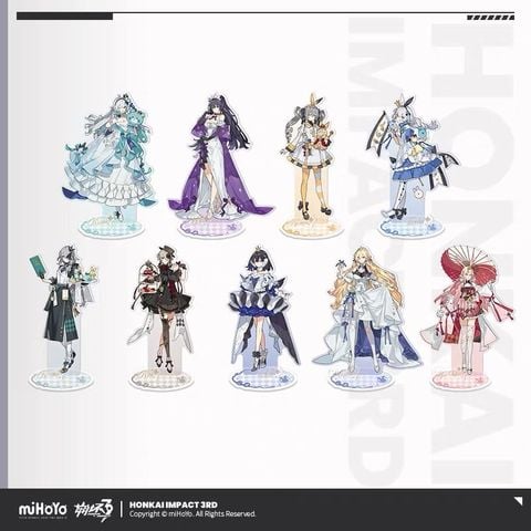  Standee acrylic chủ đề Starry Night Waltz - Honkai Impact 3 