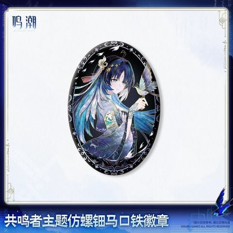  Huy hiệu xà cừ chủ đề Resonator - Blade of Past Resounds, Lingering Dream Hymns - Wuthering Waves 
