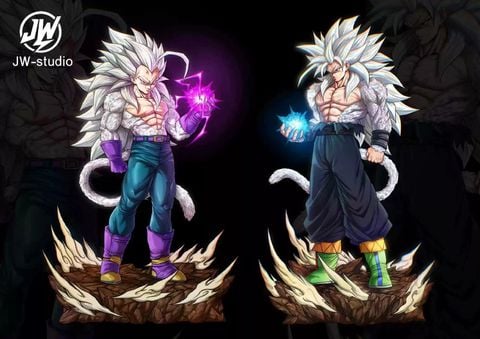  SSJ5 Son Goku & SSJ5 Vegeta - Dragon Ball - JW Studio 