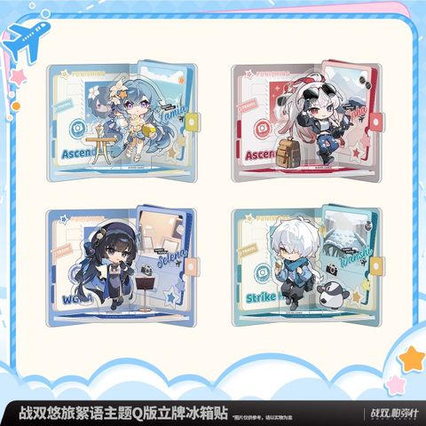  Nam châm tủ lạnh Q chủ đề Travelers' Musings - Punishing: Gray Raven 