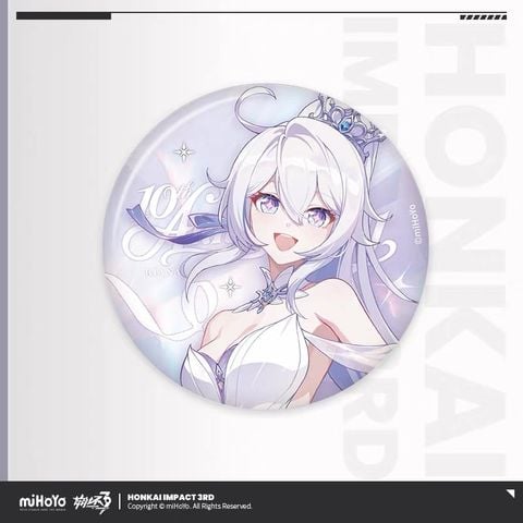  Hộp mù huy hiệu Kỷ Niệm 10 Năm - Honkai Impact 3 