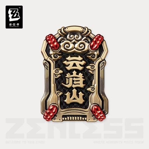  Huy hiệu kim loại Biểu Tượng Phe Phái thứ 4 - Zenless Zone Zero 