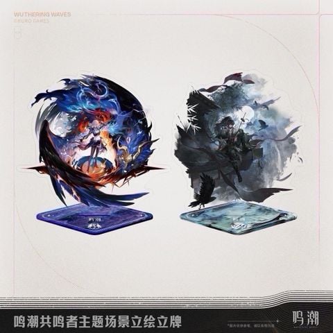  Standee Splash Art chủ đề Resonator - Dawn Breaks On Dark Tides - Wuthering Waves 