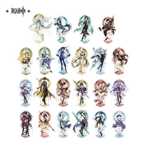  Standee nhân vật vùng đất Liyue - Genshin Impact 