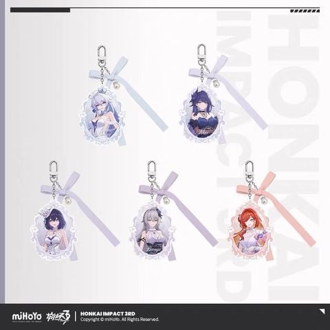  Móc treo acrylic Kỷ Niệm 10 Năm - Honkai Impact 3 
