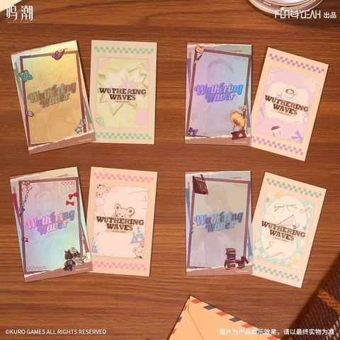  Bộ thẻ sưu tập chủ đề Tidal Letter - Wuthering Waves - Kuro Games x FUN4YEAH 