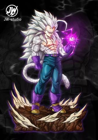  SSJ5 Son Goku & SSJ5 Vegeta - Dragon Ball - JW Studio 